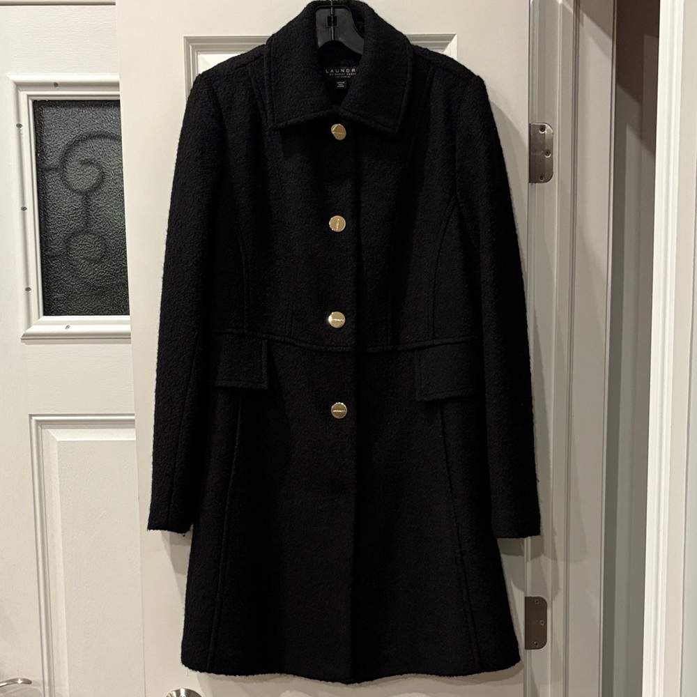 Laundry by Shelli Segal black peacoat